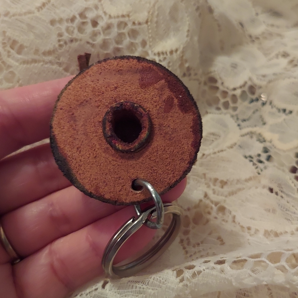 Cute Mexico Souvenir Keychain Leather Sombrero Hat - Picture 7 of 7